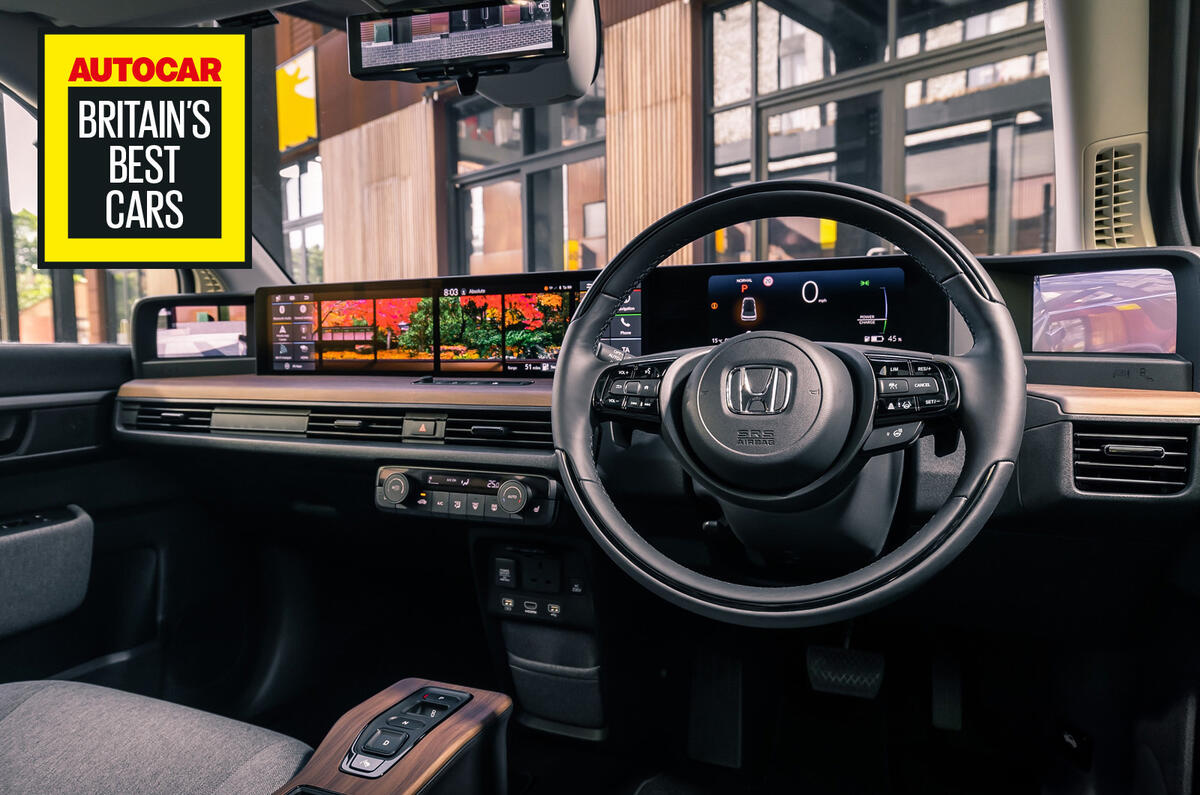 Britain's best in-car technology 2020 - Honda E