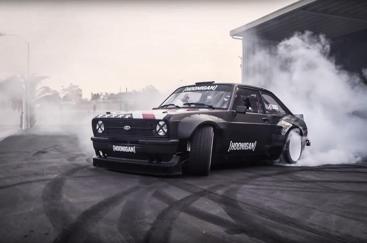 Ken Block reveals Gymkhana Ford Escort Mk2 RS | Autocar