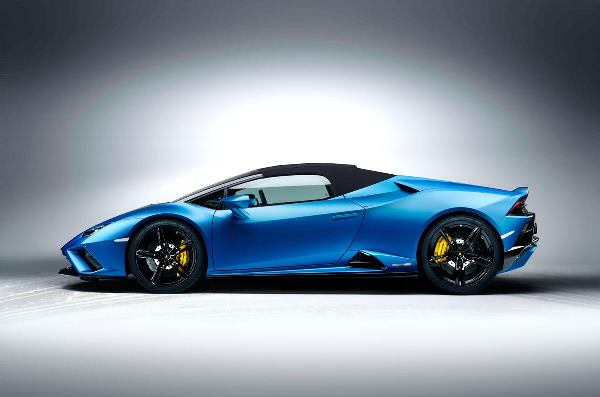 New Lamborghini Huracan Evo Rwd Spyder Revealed Autocar