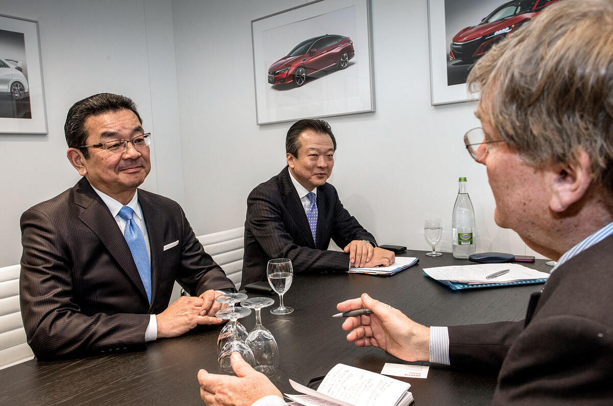 Honda CEO Takahiro Hachigo