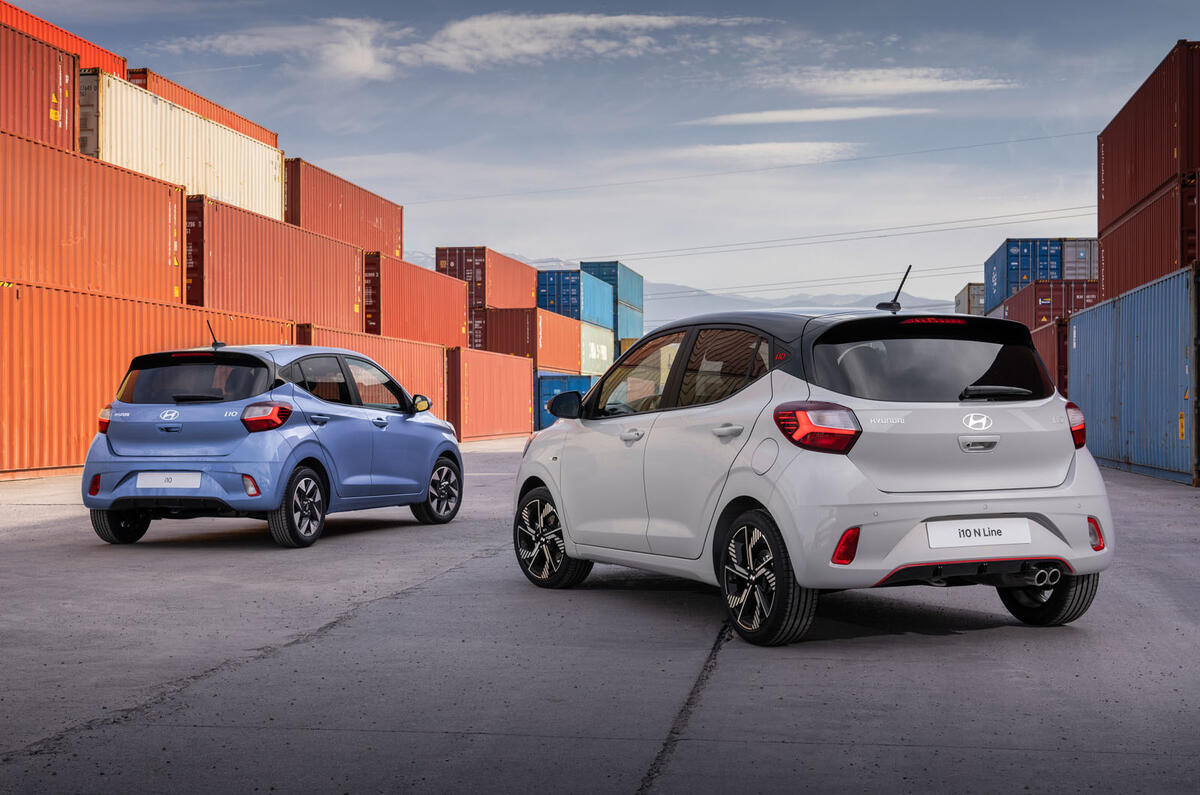 Hyundai i10 2023 rear