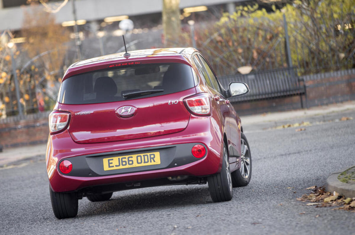Hyundai i10 nearly-new buying guide - rear