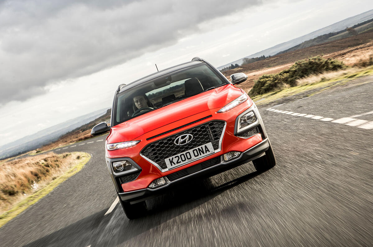 Hyundai Kona front motion