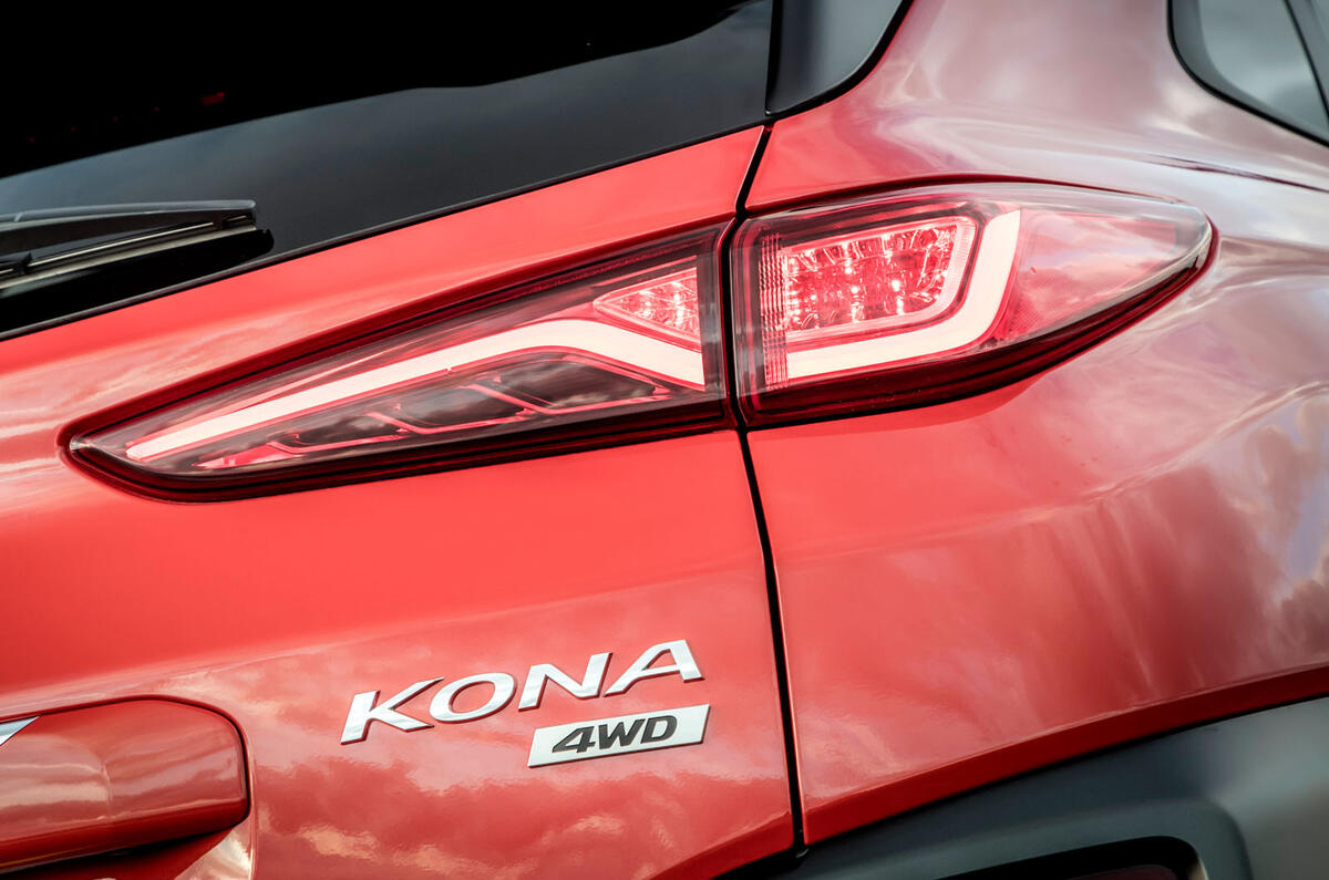 Hyundai Kona close-up rear