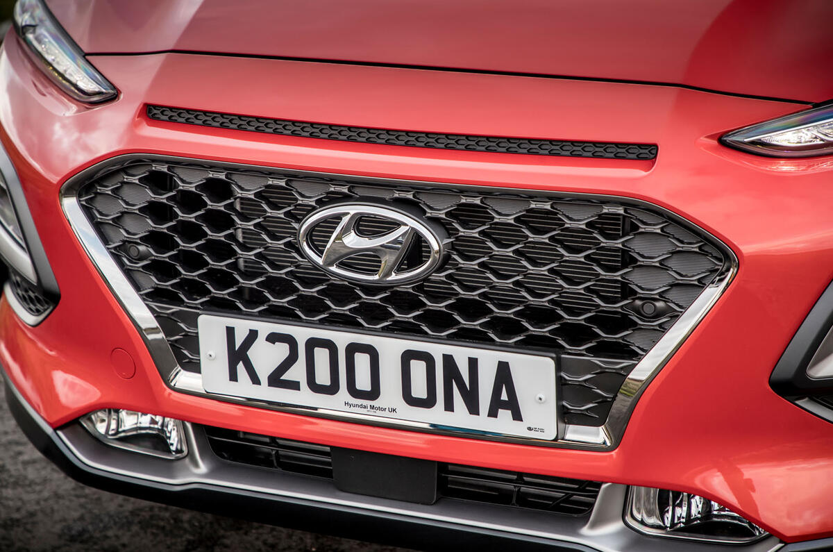 Hyundai Kona close-up front