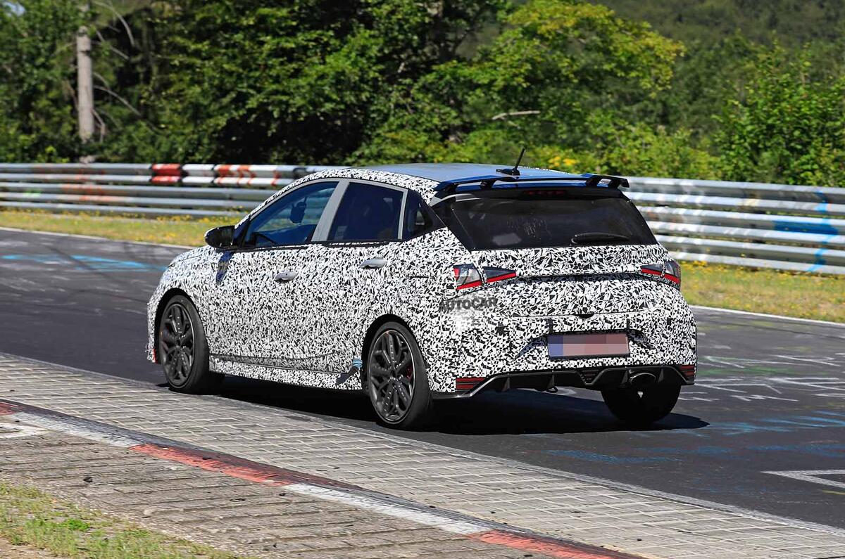 2021 Hyundai i20 N: hot hatch drops disguise in new testing shots | Autocar