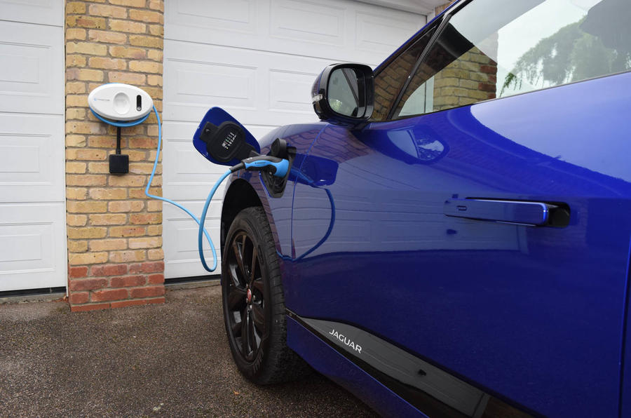 I PACE using 7kW tethered home charger