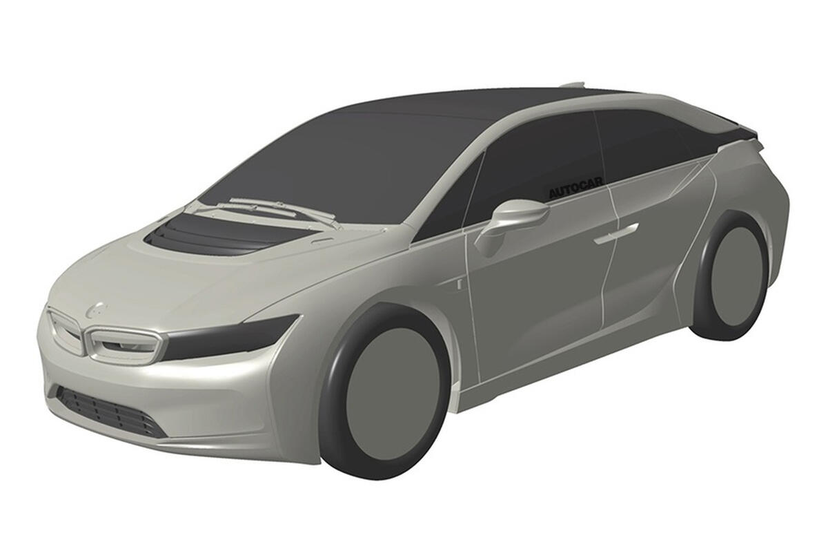 BMW electric hatchback revealed in patent images