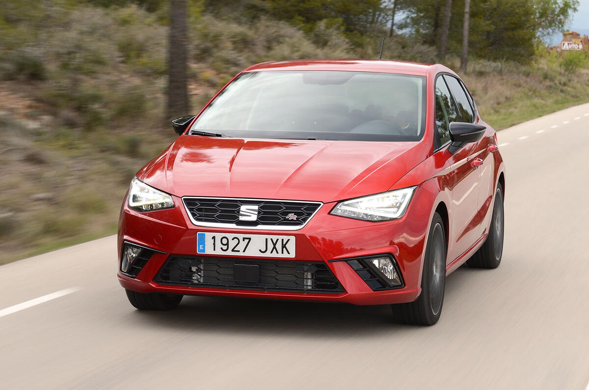 Seat Ibiza from front