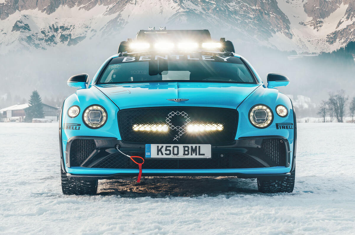 Bentley Reveals One Off Continental Gt W12 Ice Racer Autocar