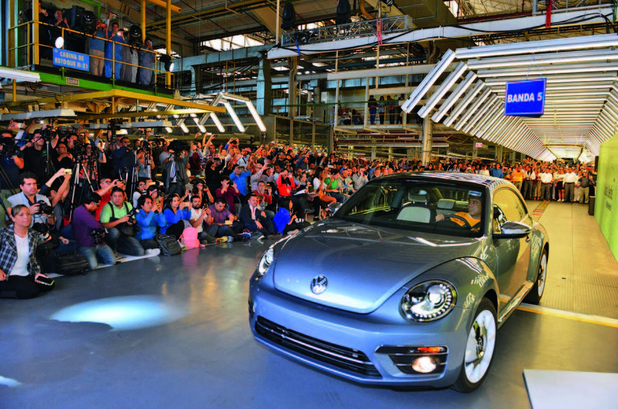 Final Volkswagen Beetle leaves Volkswagen's Puebla factory