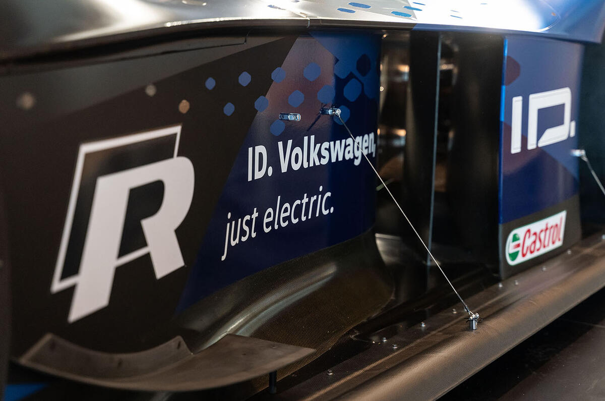 Volkswagen ID R Nurburgring attempt premiere - side aero