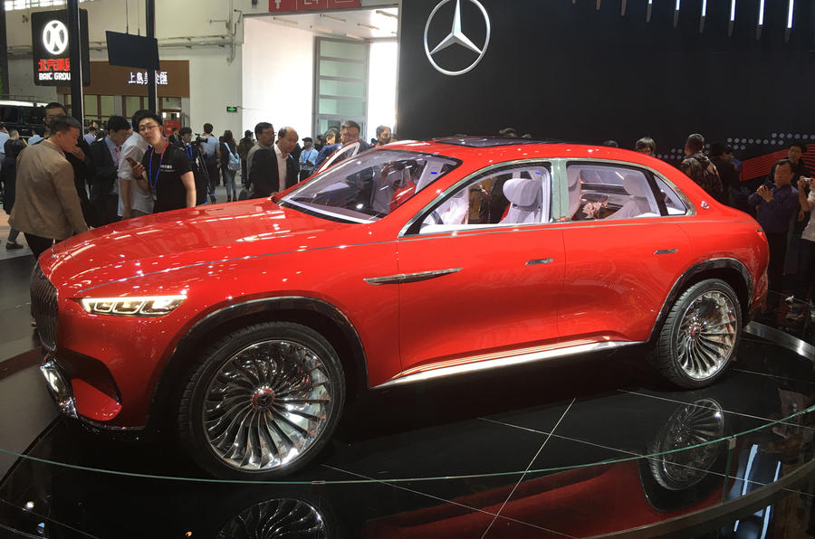 Mercedes-Maybach Vision Ultimate Luxury electric SUV concept revealed