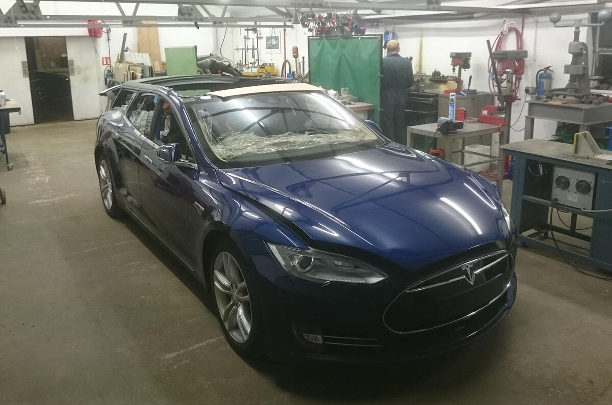 Tesla Model S estate in progress as coachbuilt one-off