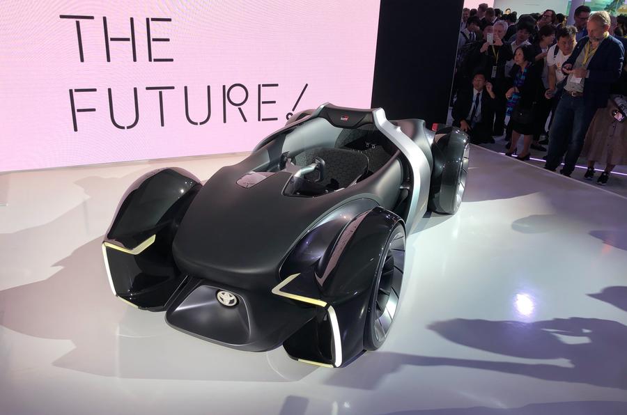 2019 Toyota e-Racer concept at Tokyo motor show