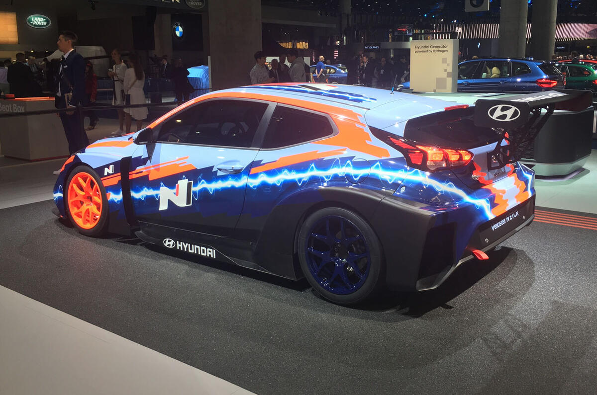 Hyundai Veloster N ETCR at the Frankfurt motor show