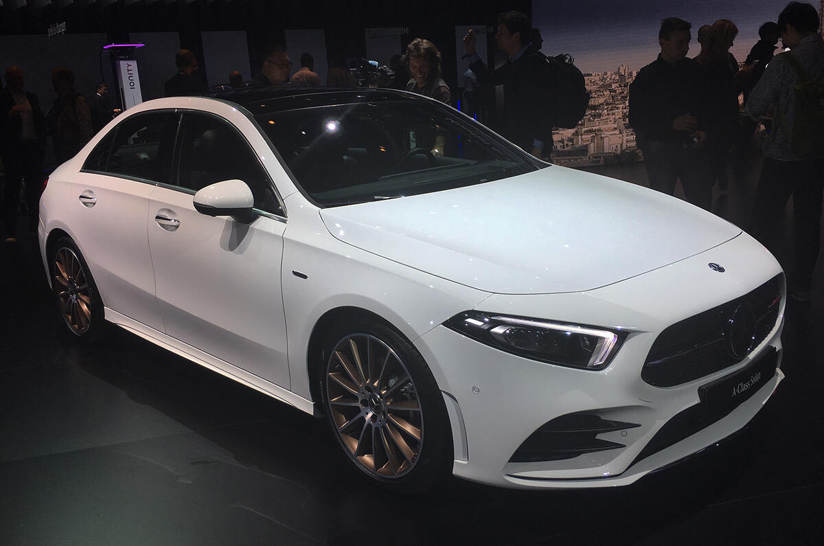 Mercedes Benz A Class Saloon On Sale In Britain From 163