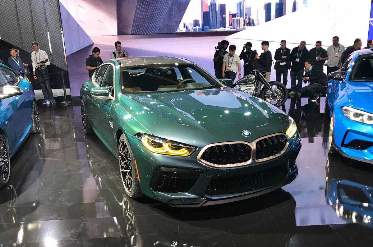 Bmw M8 Gran Coupe Has First Public Outing At La Show Autocar