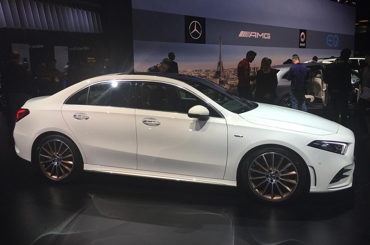 Mercedes Benz A Class Saloon On Sale In Britain From 163