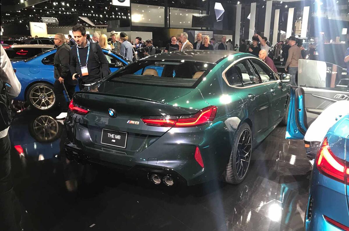 Bmw M8 Gran Coupe Has First Public Outing At La Show Autocar