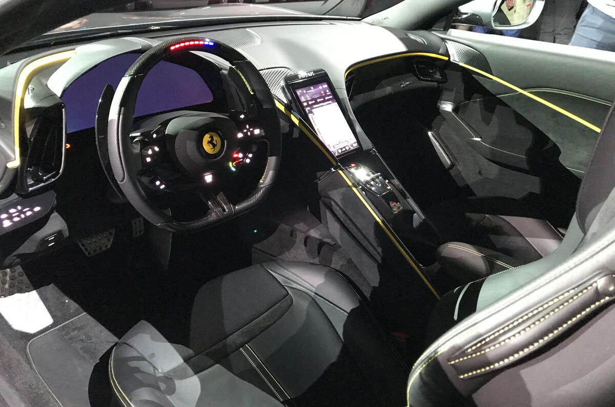 Ferrari Roma interior