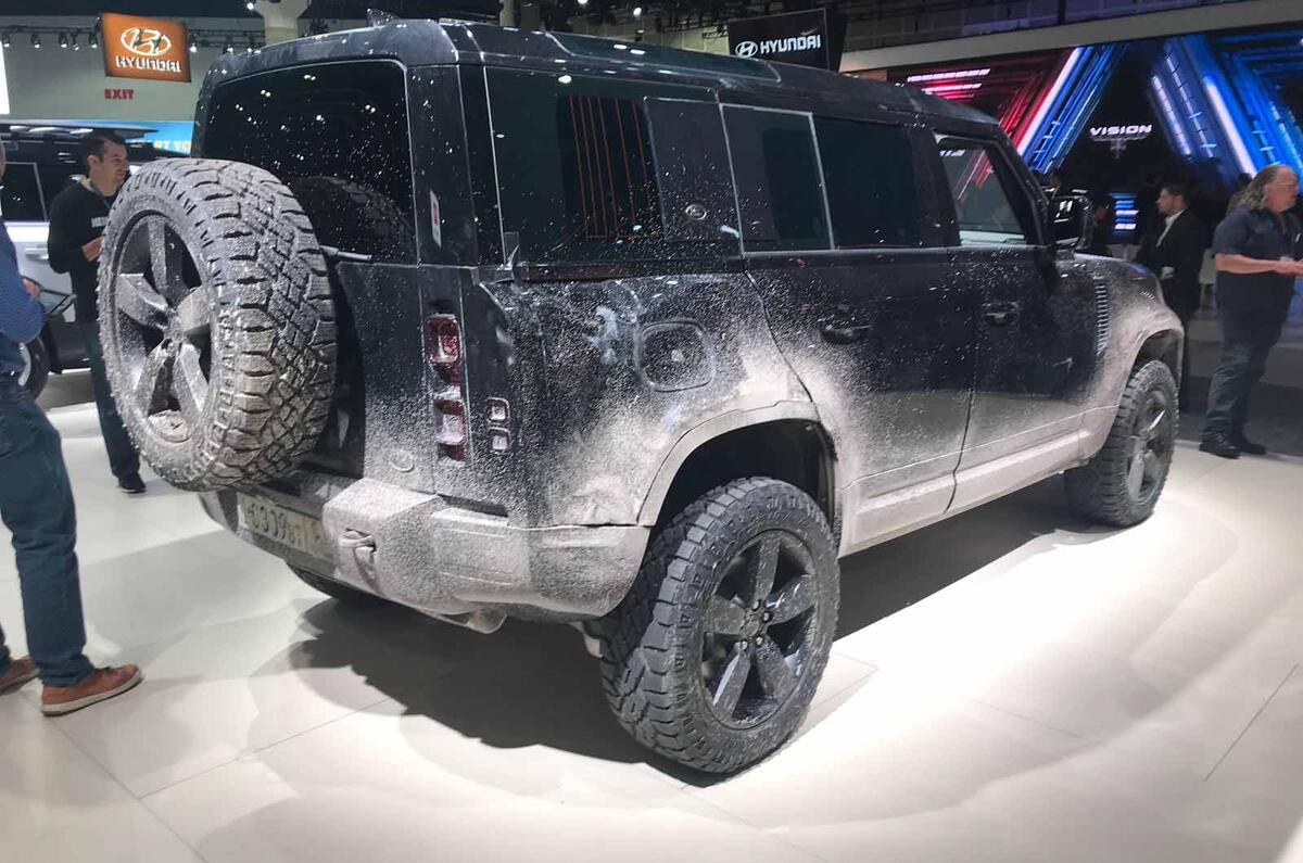 New Land Rover Defender Bond Film Car Shown In La Autocar