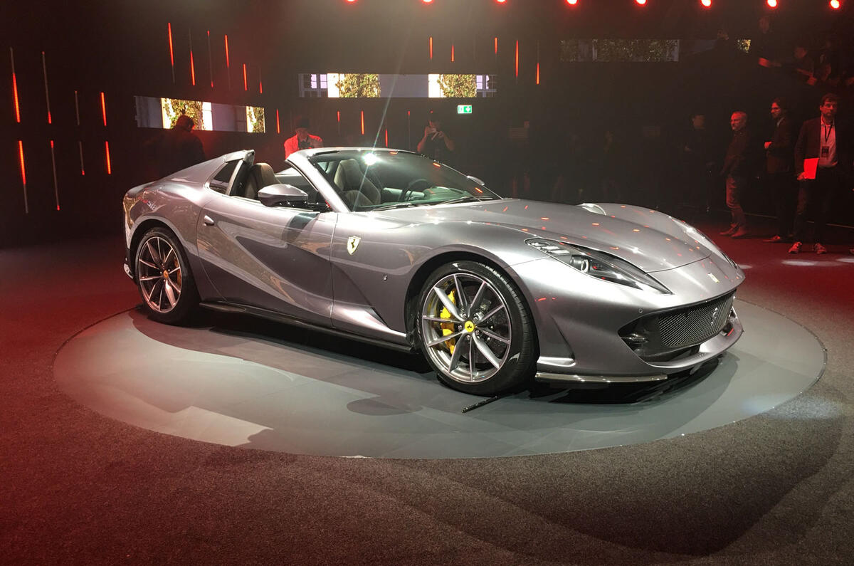 New Ferrari 812 GTS is most powerful production convertible Autocar