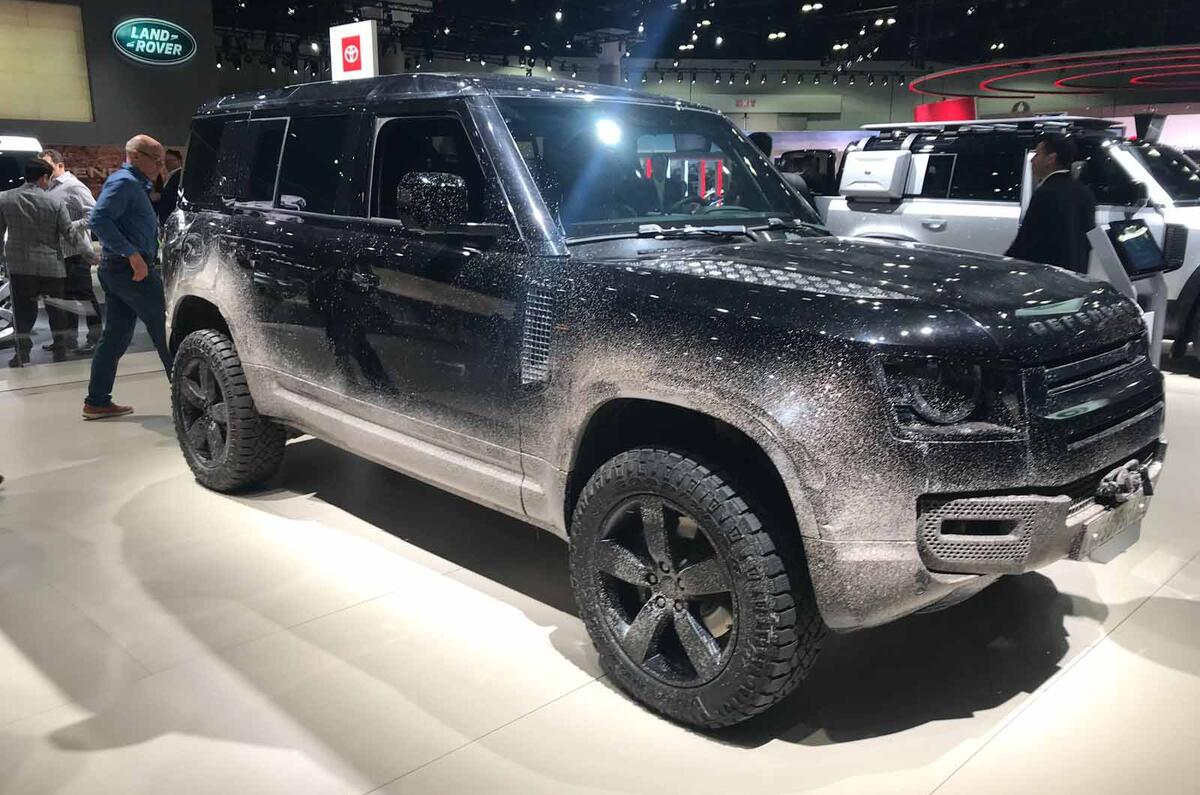New Land Rover Defender Bond Film Car Shown In La Autocar