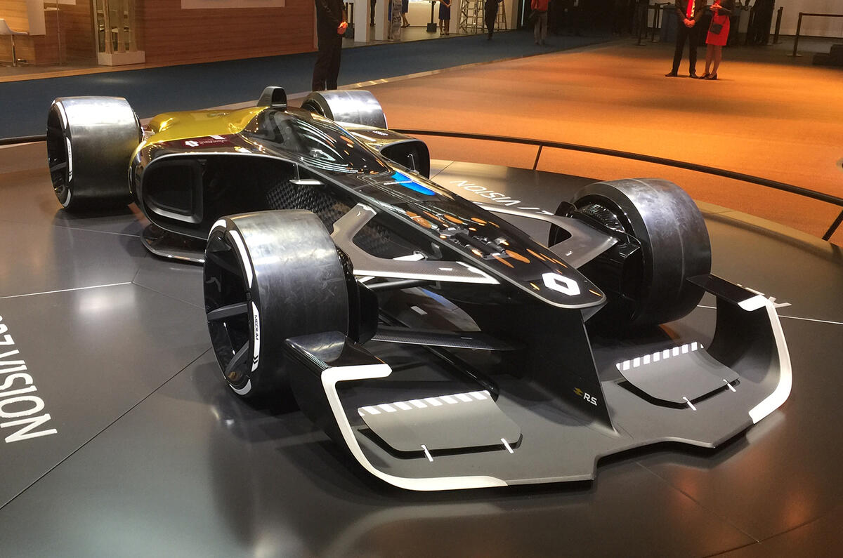 Mechanical engineering software: Renault's Vision 2027 F1 Concept (Frankfurt Motor Show)