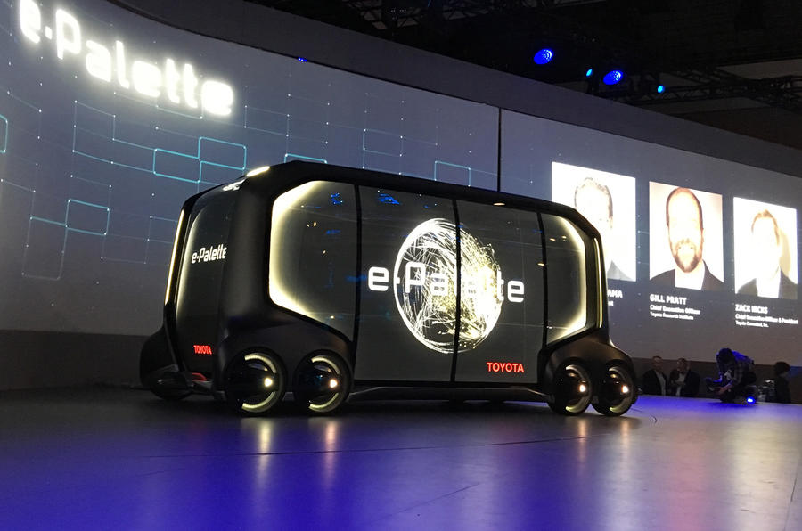 Toyota e-Palette concept previews new autonomous vehicle platform