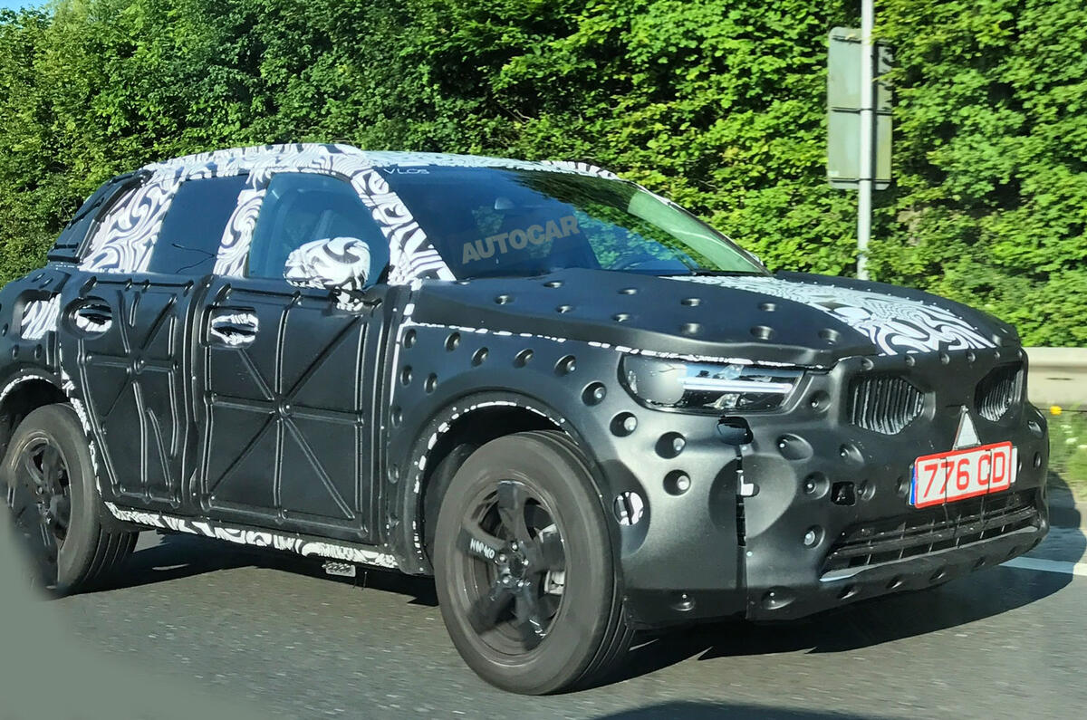 Volvo Xc40 Future Bmw X1 Rival Spotted Testing On Uk Roads Autocar