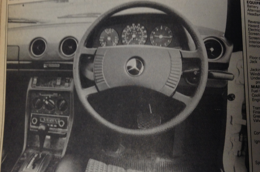 Throwback Thursday 1977 Mercedes Benz 230c Road Test Autocar