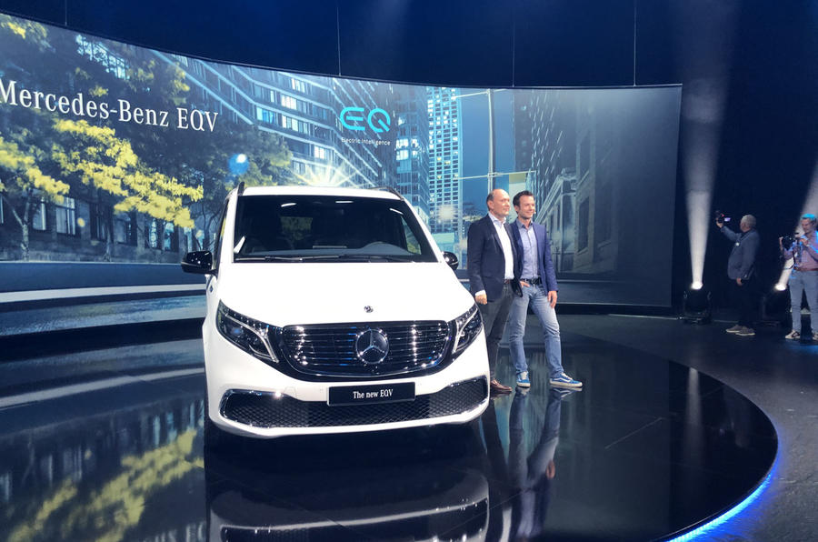 Mercedes-Benz EQV launch - front