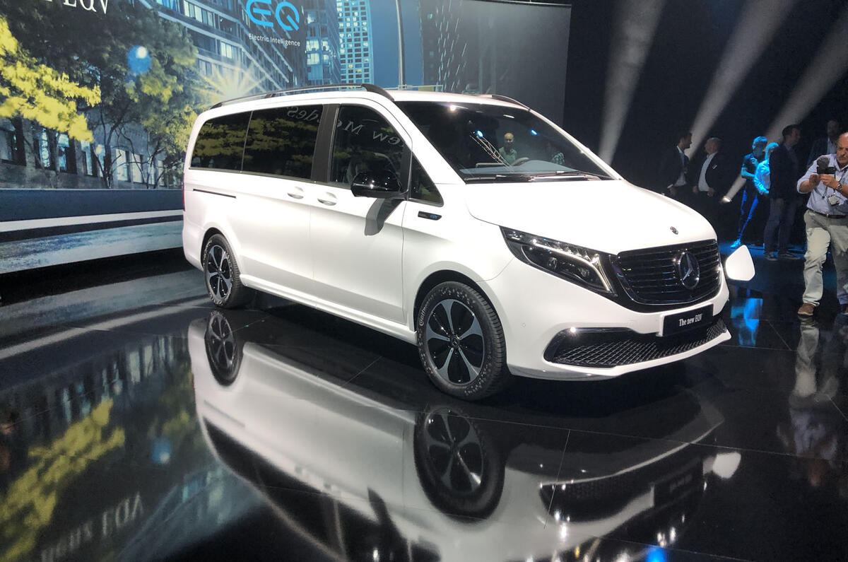 Mercedes-Benz EQV official reveal - front