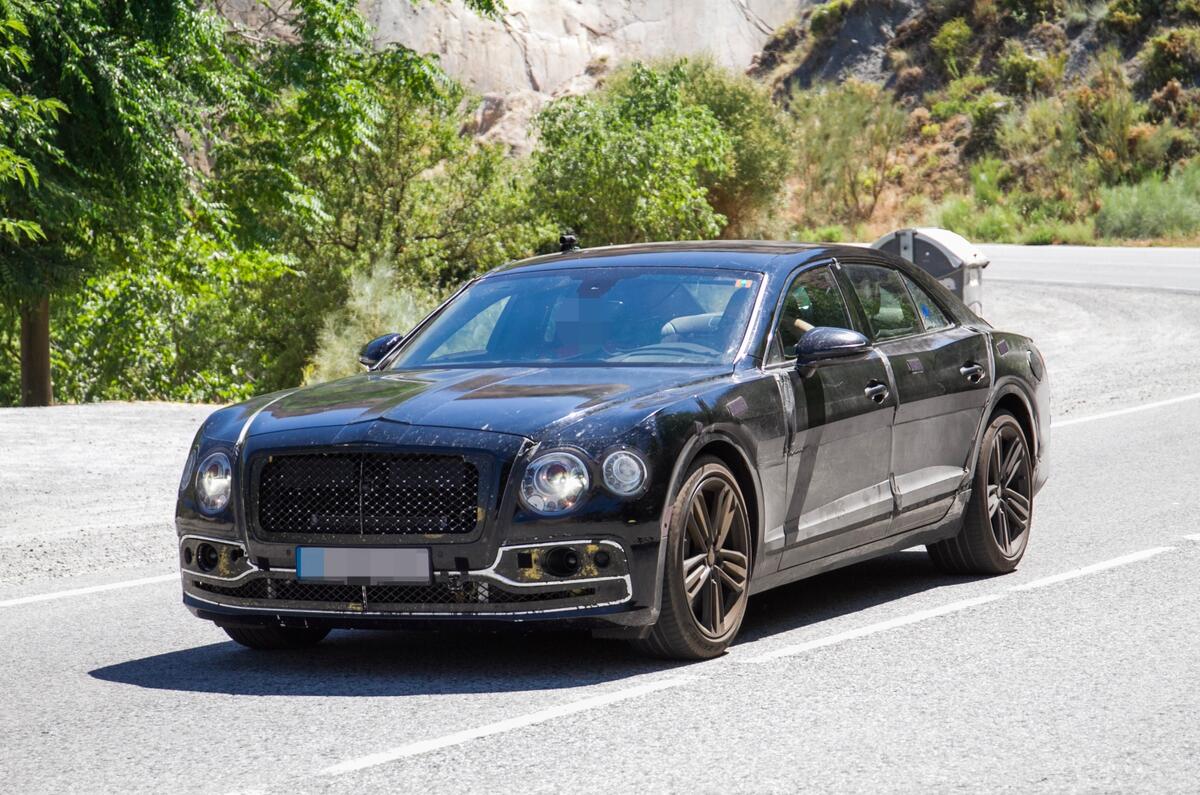 Bentley Flying Spur plugin hybrid seen testing ahead of 2019 release