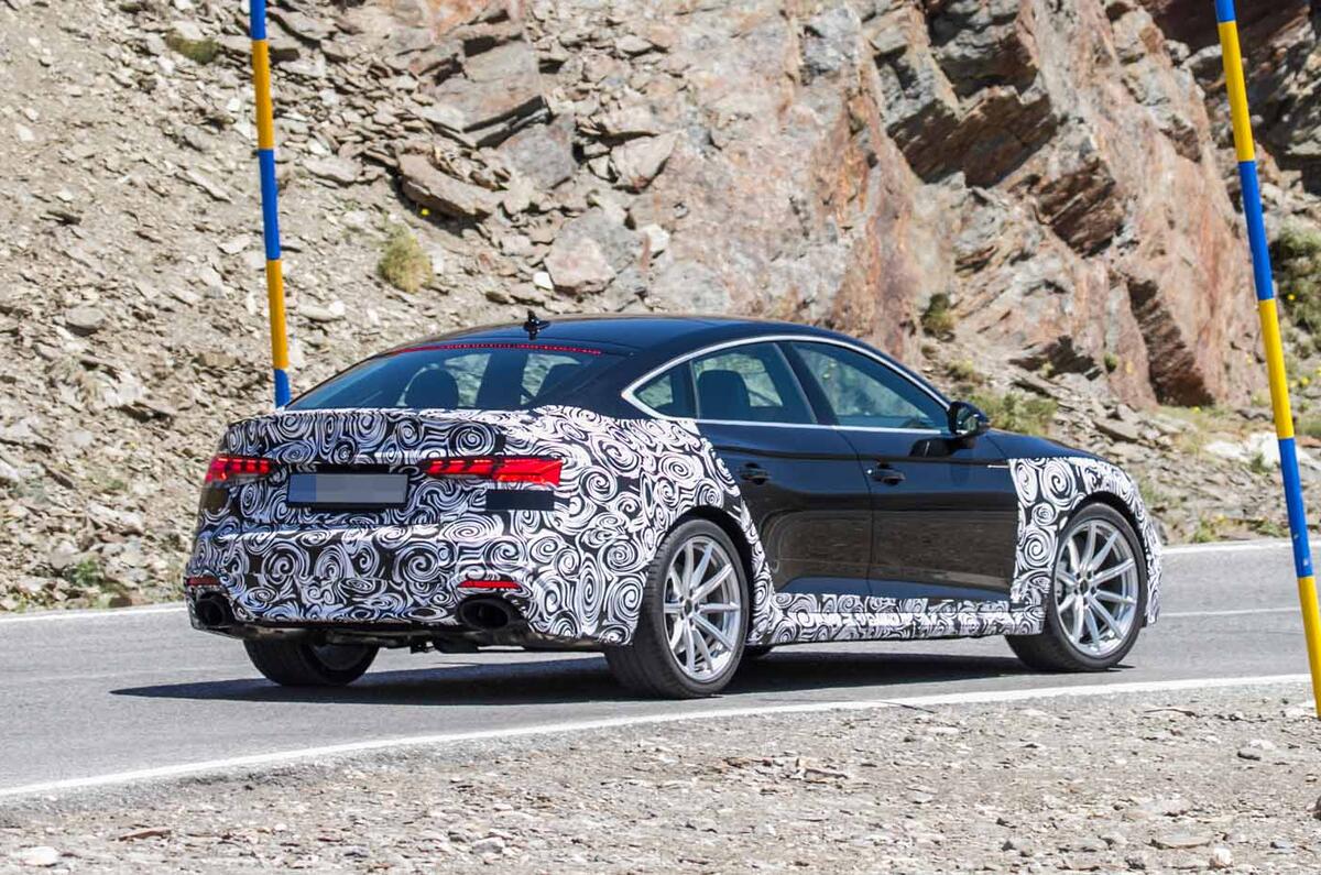 New Audi Rs5 Spotted In Four Door Sportback Form Autocar