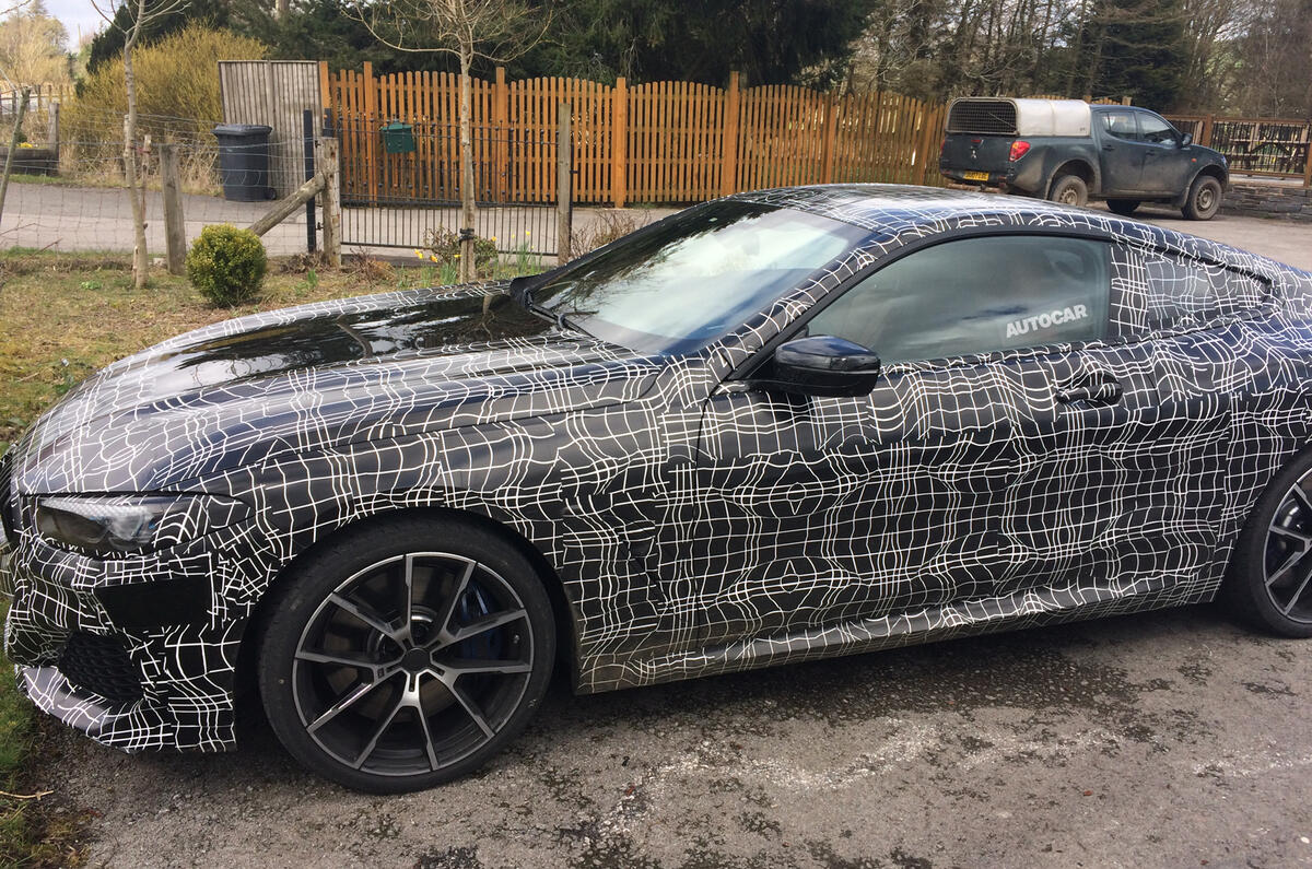 BMW 8 Series spotted testing in Britain ahead of Le Mans reveal