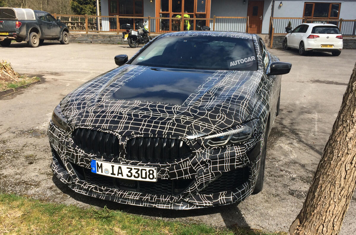 BMW 8 Series spotted testing in Britain ahead of Le Mans reveal
