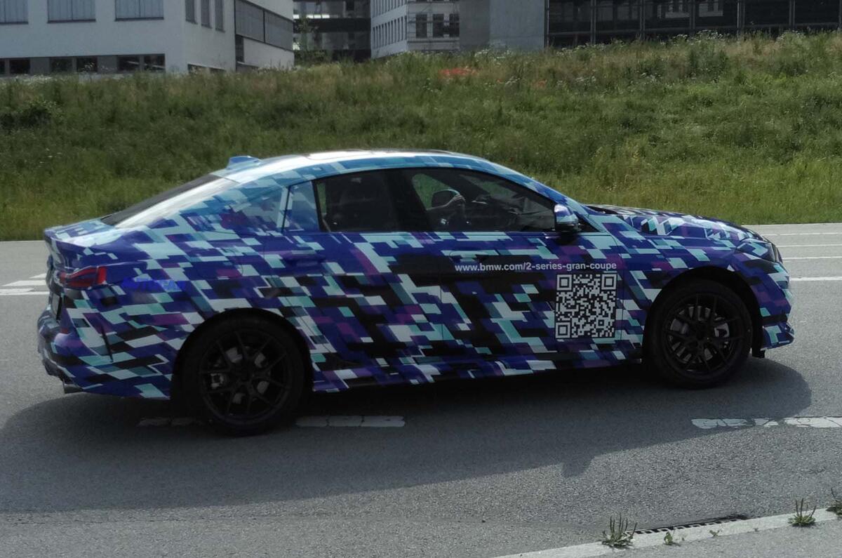 New Bmw 2 Series Gran Coupe Spotted In Range Topping M