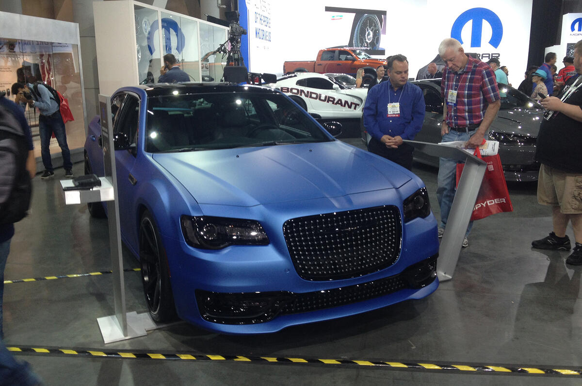 Allwheeldrive Dodge Challenger muscle car created for SEMA Autocar