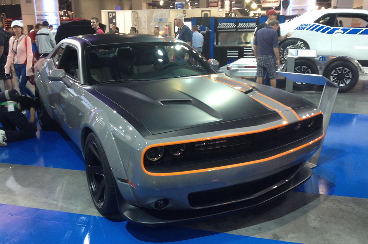 Allwheeldrive Dodge Challenger muscle car created for SEMA Autocar