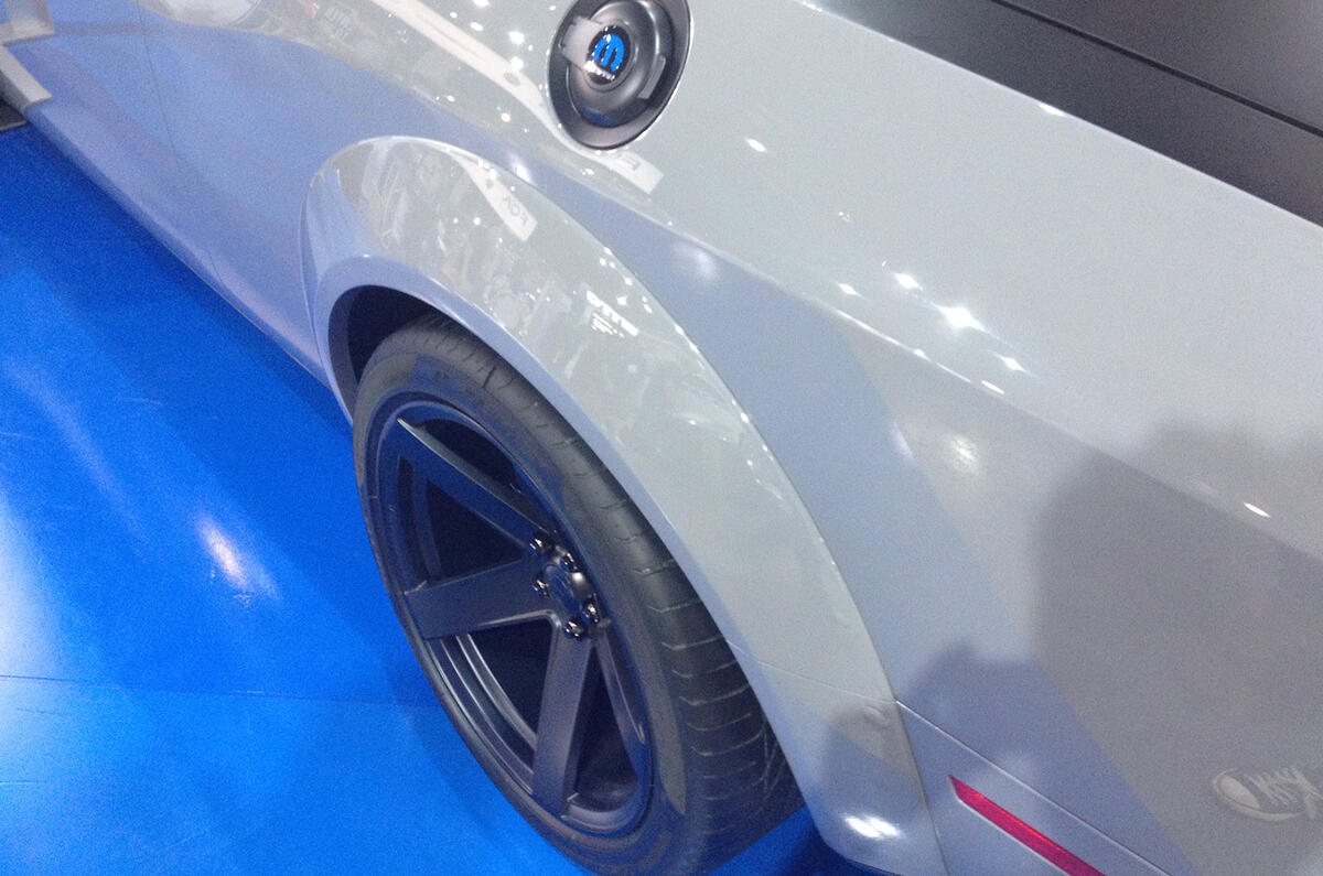 Allwheeldrive Dodge Challenger muscle car created for SEMA Autocar