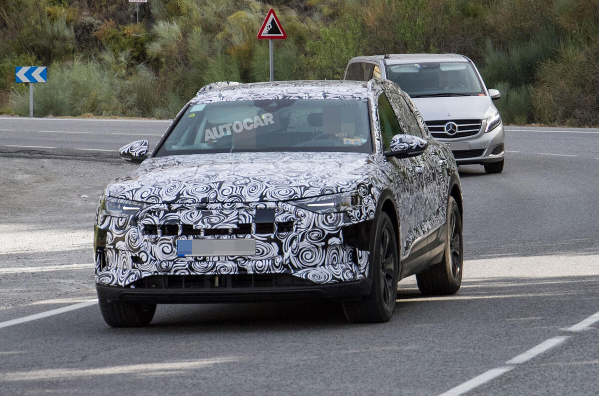 First Audi all-electric SUV spotted testing