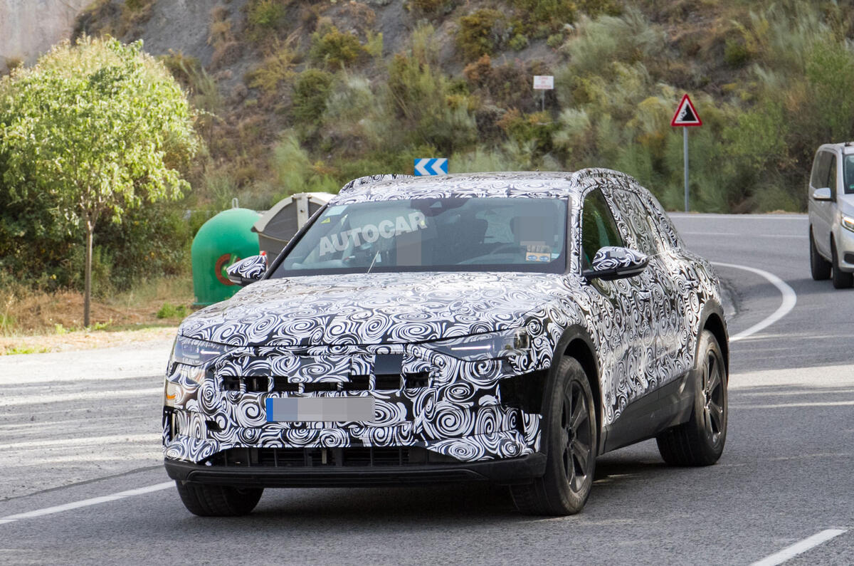 First Audi all-electric SUV spotted testing