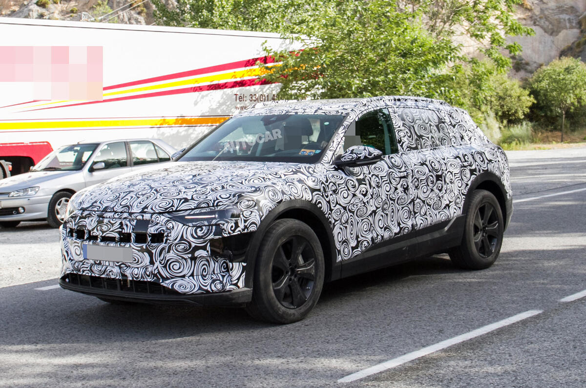 First Audi all-electric SUV spotted testing