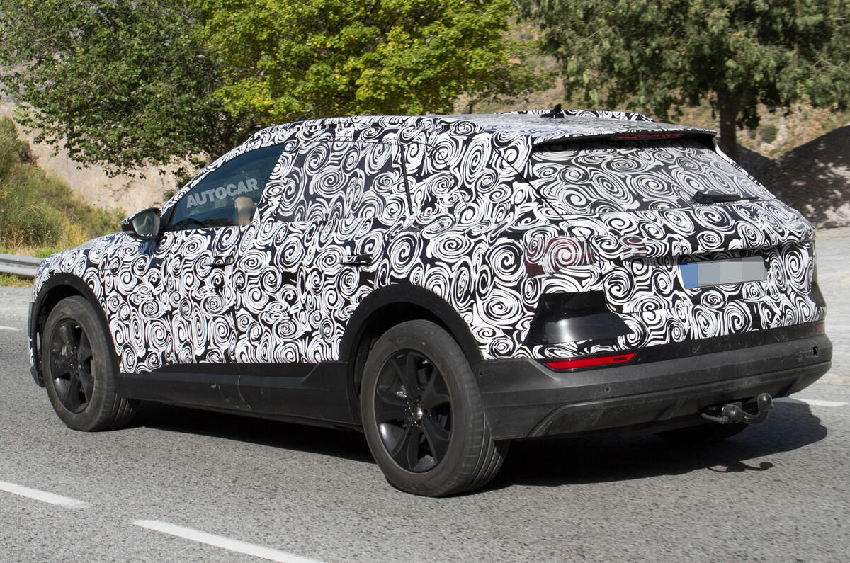 First Audi all-electric SUV spotted testing