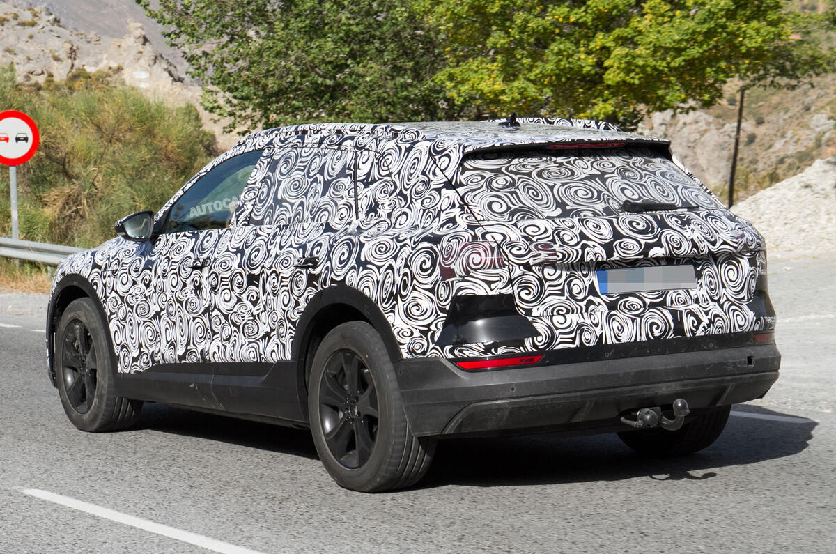 First Audi all-electric SUV spotted testing