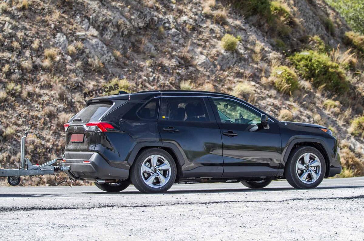 Toyota tests plug-in hybrid RAV4 SUV in new images | Autocar