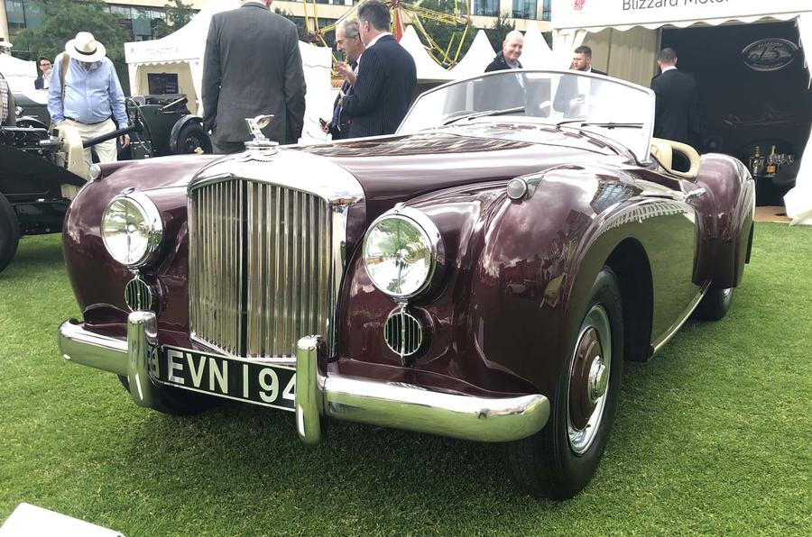 Bentley Blizzard roadster at London Concours 2019