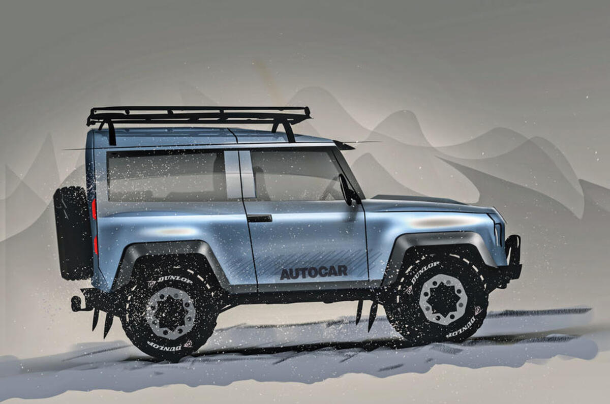 Autocar render of Projekt Grenadier 4x4